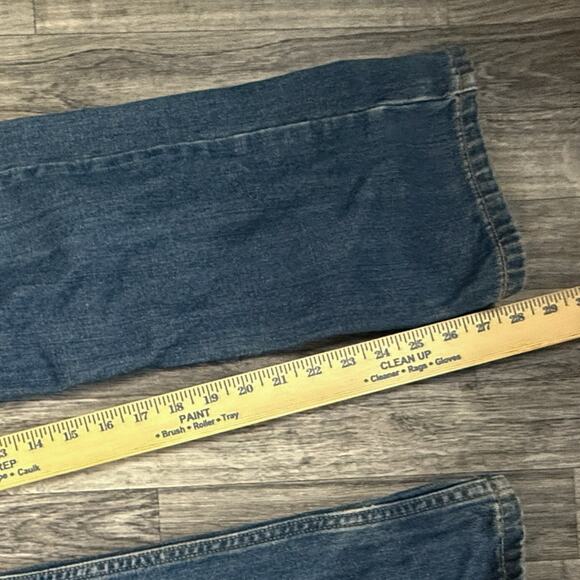 Levi’s 514 Slim Straight Jeans 28x28 Blue Denim Youth Boys Distressed Worn Fade - Picture 6 of 8